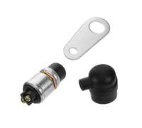 Artibetter Interruptor Pulsador Marino Interruptor de Arranque Momentáneo Jk260, Metal y Goma, Resistente al Agua, Arranque Simple, para Coche y Barco, Aplicaciones Marinas y Automotrices