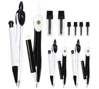 Artibetter Kit de Herramientas de Dibujo 6 Unidades de Brújulas de Metal Resistentes para Decoración Colegio, Uso en Carpintería y Enseñanza Escolar Color Aleatorio
