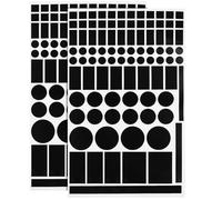Artibetter Pegatinas de Bloqueo de Luz Negro para Dispositivos Electrónicos Cinta Pet, Cubre Cuadros Eléctricos y Aire Acondicionado para Celebración Verano y Mejor Descanso