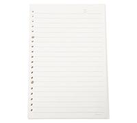 Artibetter Recambio de Papel de Hojas Sueltas A5 Blanco para Cuaderno, 150 Piezas de Papel de Repuesto Escritura Suaveza, Adecuado para Journaling y Escuelas
