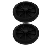 Artibetter Ruedas de Repuesto Pack de 2 Piezas para de Grandes de 80l a 240l, Material de Goma y Plástico Reducción de, Aptas para Oficinas y