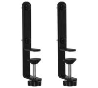 Artibetter Soportes para Tablero Perforado de Escritorio Instalación Fácil y de Espacio 2 en Acero Inoxidable y ABS Diseño Elegante y Moderno para Oficina