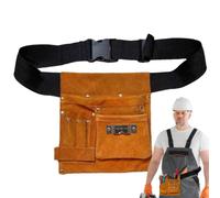 Artificial Leather Tool Pouch Waist Belt Garden Work Storage Bag
