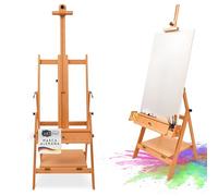 Artina caballete de pintura de estudio profesional para lienzos madera haya