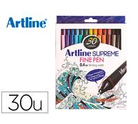 Artline EPFS200 Rotulador Fine Liner Punta de Fibra 0,4 mm Bolsa 30 Unidades Colores Surtidos
