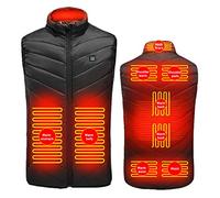 ARTOCT Chaleco calefactable, Chaqueta calefactora eléctrica USB con 3 Niveles de configuración de Calor para Hombres y Mujeres, Chaleco Calefactor de Invierno para Caza, Exterior, Camping