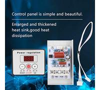ARTOCT Regulador de Voltaje 10000W con Disipador de Calor | Ajuste de voltaje estable, controlador de potencia grande, ajuste de 0-100%, ideal para motores, calentadores