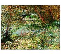 ArtPlaza Panel Decorativo-Van Gogh Vincent Banks of Seine with Pont De Clichy In The Spring, Madera, Multicolor, 80x1.8x60 cm