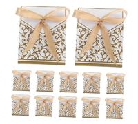 ARTSEWPLY Cajas Embalaje Versátil y Portátil Doradas de Papel con Diseño Moderno y Elegante Pack de 100 Unidades para Dulces de Boda para Eventos Nupciales