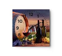 ARTTOR Moderno Reloj de Pared 30x30cm Cuadrado Decorativo Cocina - 4125