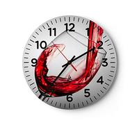 ARTTOR Moderno Reloj de Vidrio 40x40cm Redondo Decorativo Cocina - 2258