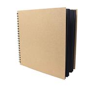 Artway Enviro - Cuaderno de cartulinas Negras - 100% Reciclado - 270 gsm - Cuadrado y Grande - 285 x 285 mm - 30 Hojas