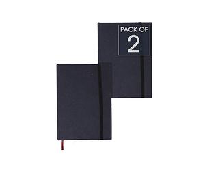 Artway Indigo - Bloc Encuadernado de Tipo Libro Hecho a Mano - Tapa Dura - 150 g/m² - A6 Retrato - Pack de 2