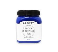 Artway Tinta de Impresión en Bloque - 250ml - Azul - Ideal para Relieve, Block y Impresión en Linóleo