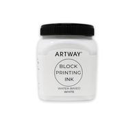 Artway Tinta de Impresión en Bloque - 250ml - Blanca - Ideal para Relieve, Block y Impresión en Linóleo