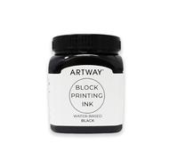 Artway Tinta de Impresión en Bloque - 250ml - Negro - Ideal para Relieve, Block y Impresión en Linóleo