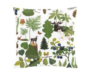 Arvidssons Textil Funda de cojín Skogsliv 47x47 cm verde