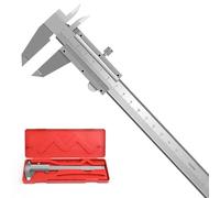 Arvoni Pie de Rey 0-150mm, Calibrador, Herramientas de medición de precisión ajustables 0.02 mm, Calibre Pie de Rey Para Mediciones Domésticas, de Bricolaje o Profesionales, Con caja de almacenamiento