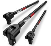 Arwealxs 3Pzs Barra Rompedora, 1/4"-18cm, 3/8"-30cm, 1/2"-40cm Mango Articulado, Barra Disyuntor, Reparación de Automóviles y Motocicletas