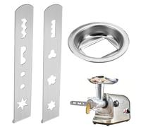 ARWIG Set de Accesorios para Prensa de Galletas, Incluye 2 moldes para Galletas y 1 Adaptador para picadora de Carne Mum4/Mum5, Accesorios de repostería
