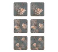 Åry Home 6 Posavasos Pine Cone Moss grey