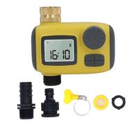 Arythia Temporizador de Riego, Conector de Cobre Robusto para Manguera, Programador de Riego a Pilas, Automático con Clasificación IP55, para Jardín y Patio
