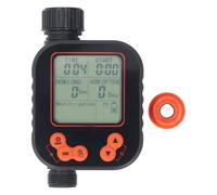Arythia Temporizador de Riego, Programador de Riego a Pilas, Automático para Manguera de Jardín, Sensor de Lluvia y Pantalla LCD, 8 Programas, G3/4 o G1/2