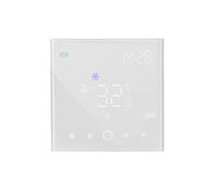 Arythia Termostato Conectado, 4 Pulgadas Pantalla Táctil Controlador HVAC, Regulador De Temperatura Inteligente Para Climatización Central VRF, Programable (blanco)