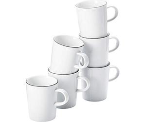 Arzberg Thomas Cucina Colori Black - Juego de vasos (6 unidades), color negro