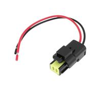 AS Axis Spindleon Conector Arnés de Reparación Sensor de Temperatura Evaporador 2 Pines Compatible con 211PC022S0049 y 211PC022S0149