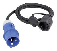 AS Schwabe Cable adaptador 60488 H07RN-F para exteriores 230 V 16 A 1,5 m 3G2,5 IP44