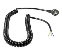 as - Schwabe - 70428 Cable espiral de conexión negro as-Schwabe70428Conexión, 230 V