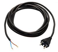 as - Schwabe 70522 - Cable de conexión para taladradoras, negro, 3 m H05VV-F 2x1.0, 230 V/ 16 A