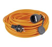 as - Schwabe alargador 10m H07BQ-F 3G2,5, IP44 | Resistente al desgaste, tapa protectora, conexión segura, ideal para obra y uso en exteriores