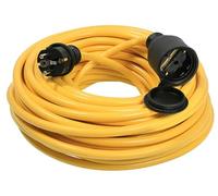 as - Schwabe alargador 15m K35 AT-N07 V3V3-F 3G2,5, IP44, Amarillo | Cable alargador robusto para exteriores, homologado para obras y explotaciones agrícolas.