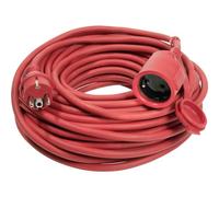 AS Schwabe Cable de extensión H05RR-F 3G1,5 25 m 230 V 16 A IP44 Rojo (60264)