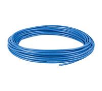 as - Schwabe - Cable de conexión 5 m - Cable H07V-K 2,5 mm², Conductor de Cobre Fino Trenzado con Aislamiento de plástico - para el cableado de enchufes y Luces - Azul I 30042