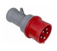 as - Schwabe - Clavija de conexión y prueba de campo giratoria 400 V, 16 A, 5 polos - Comprobador de corriente pesada - Comprobador CEE - Adecuado para obras y exteriores - IP44 I 61477