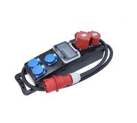 as - Schwabe Completo de Goma regleta S11 +, 32 A/400 V - IP 44 de, 1 Pieza, Negro, 60813