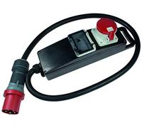 as - Schwabe Completo de Goma regleta S21 +, 63 A/400 V - IP 44 de, 1 Pieza, Negro, 60814