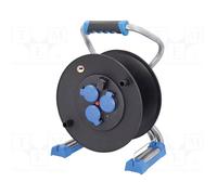 AS SCHWABE Devanador para cable con 3 tomas base Schuko