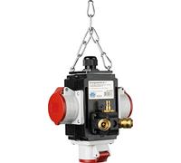 as - Schwabe Distribuidor mural MIXO energy cube IV+ con 3 tomas CEE 400 V, 16 A, 5 polos - Distribuidor MIXO in istribuidor de aire comprimido NW7.2, IP44, negro I 60738
