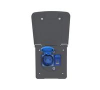as - Schwabe Enchufe para toldo para caravana con USB-C y USB-A, conexión SAT y enchufe de 230 V, IP44 para caravanas y campistas, color antracita