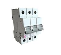 as - Schwabe ETI 62507 - Interruptor diferencial de 3 polos C16A, para montaje en carril DIN IP20, color blanco