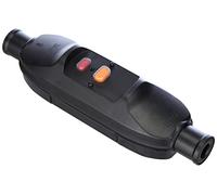 as - Schwabe PRCD interruptor diferencial portátil 30 mA - activación rápida <30 ms - para montaje en cable hasta 3G2,5-230 V / 16 A - protección personal - resistente al polvo y agua IP66, 45223