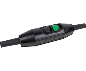 as - Schwabe PRCD-K interruptor de protección personal intermedio - activación rápida <30 ms - para montaje en cable con indicador de función - 230 V / 16 A - resistente al polvo y agua IP55, 45400