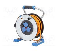 AS SCHWABE Prolongador de alimentación H07BQ-F 3G1,5mm2 50m naranja