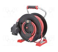 AS SCHWABE Prolongador de alimentación H07RN-F 3G2,5mm2 40m Rojo