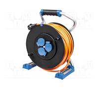 AS SCHWABE Prolongador de alimentación Xperts H07BQ-F 3G2,5mm2 40m Naranja