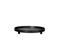 ASA SELECTION Bandeja con pie redonda de 40 cm MADERA DE SAUCE negro negro